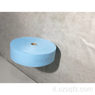 100% PP25GSM panno maschera blu e bianco